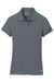 Dark Grey Nike Ladies Dri-FIT Solid Icon Pique Modern Fit Polo With Logo
