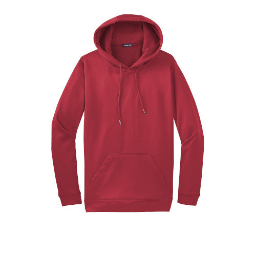 Deep Red Custom Dry Performance Hoodie Sweatshirt