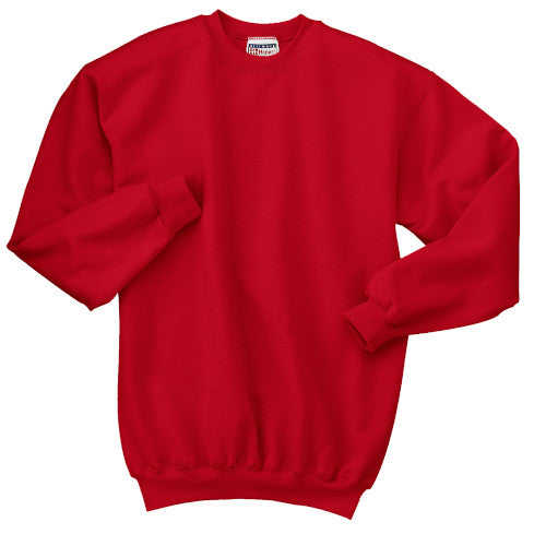 Deep Red Custom Hanes Crewneck Sweatshirt