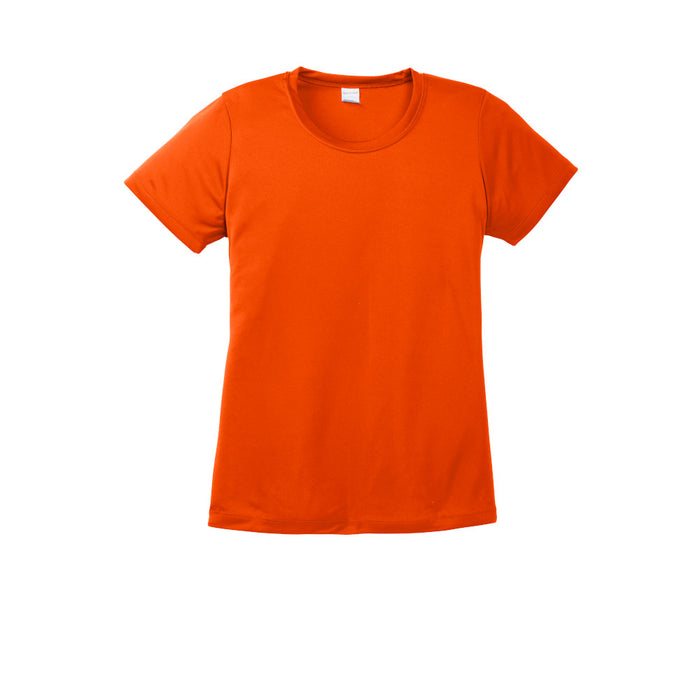 Deep Orange Custom Ladies Dry Performance T-Shirt