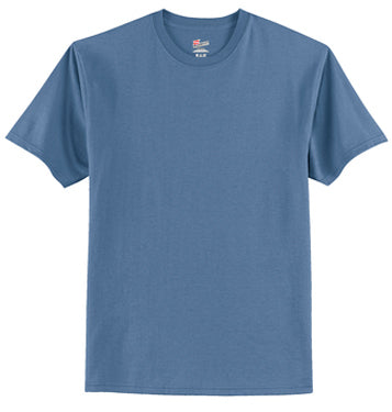 Denim Blue Custom Hanes Tagless T-Shirt