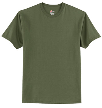 Fatigue Green Custom Hanes Tagless T-Shirt