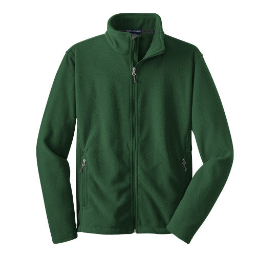 Forest Green Custom Full Zip Fleece Jacket Sweatshirt