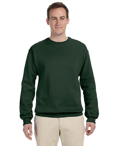 Forest Green Custom Jerzees Crewneck Sweatshirt