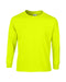 Safety Green Custom Gildan Long Sleeve T-Shirt