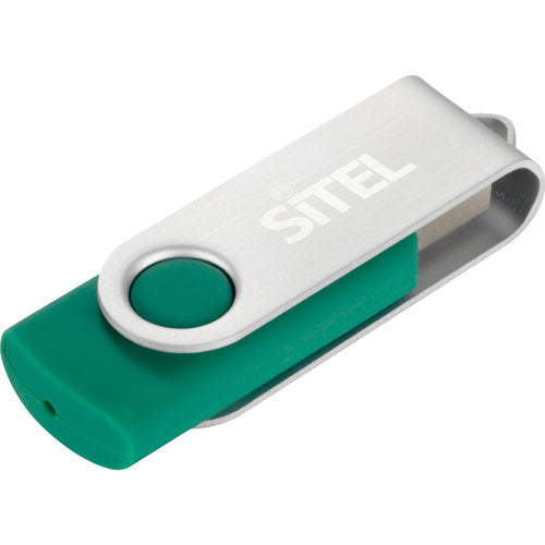 Green Custom USB Flash Drive 1GB of memory
