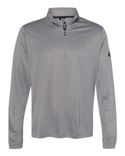 Grey Custom Adidas - Lightweight Quarter Zip Pullover