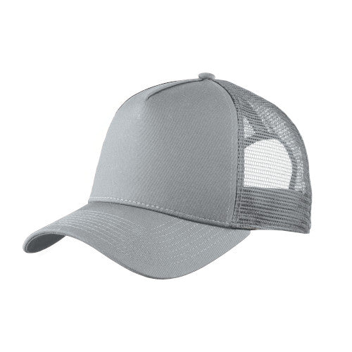Grey/ Grey Custom New Era Snapback Trucker Cap