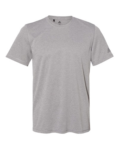 Grey Heather Custom Adidas Sport T-Shirt
