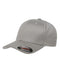 Grey Custom Yupoong Flexfit Cap Hat