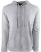 Heather Grey/ heather Grey Custom Next Level Adult French Terry Full-Zip Hooded Sweatshirt