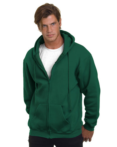Hunter Green Custom American Made Zip Sweatshirt
