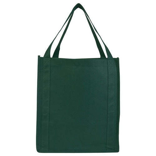 Hunter Green Custom Reusable Grocery Bag