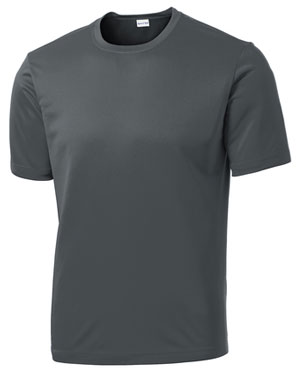 Iron Grey Custom Dry Performance T-Shirt