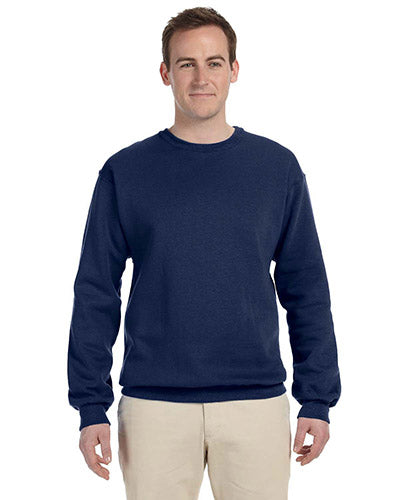 J Navy Custom Jerzees Crewneck Sweatshirt