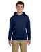 J Navy Custom Jerzees Youth Hooded Sweatshirt