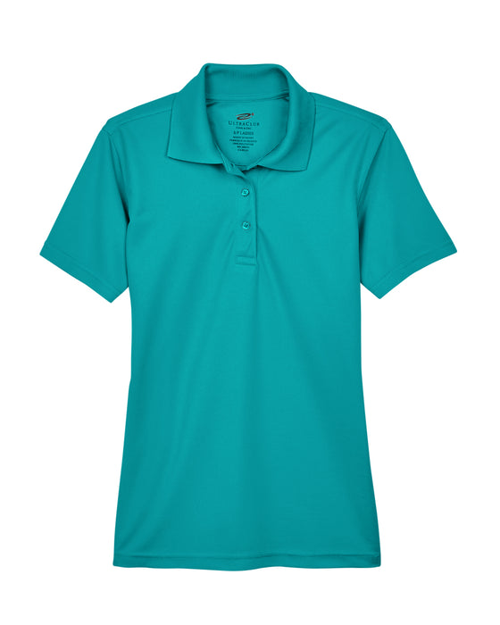 Jade Ladies Dry Wicking Polo With Logo