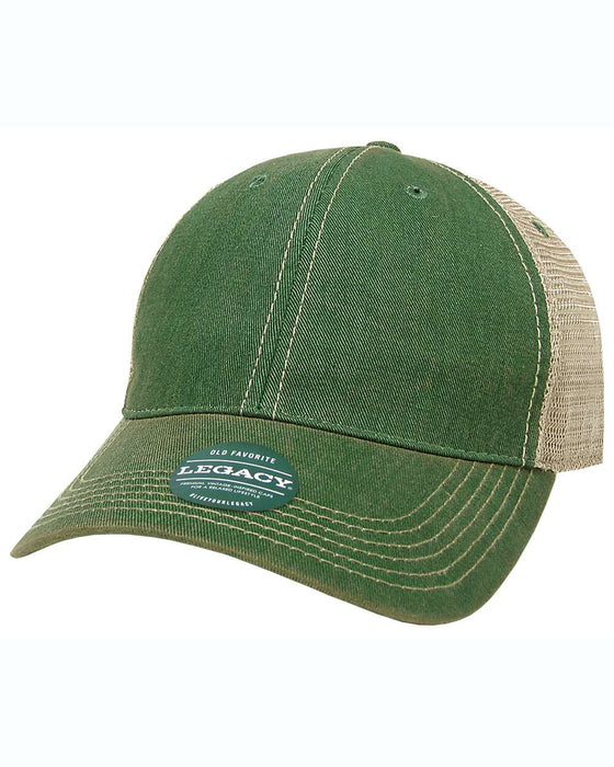 Kelly Green-Khaki Custom LEGACY - Old Favorite Trucker Hat