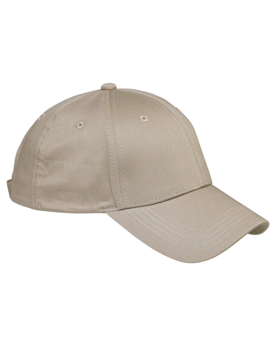 Khaki Custom Structured Embroidered Hat