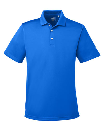 Lapis Blue Custom Puma Golf Men's Icon Golf Polo