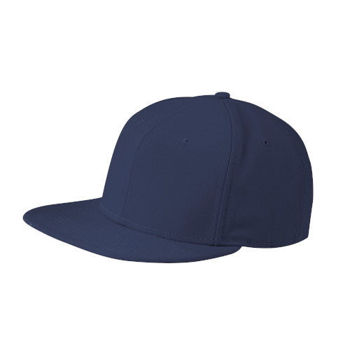 League Navy Custom New Era Original Fit Flat Bill Snapback Cap