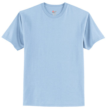 Light Blue Custom Hanes Tagless T-Shirt