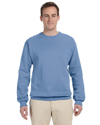 Light Blue Custom Jerzees Crewneck Sweatshirt