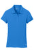 Light Photo Blue Nike Ladies Dri-FIT Solid Icon Pique Modern Fit Polo With Logo