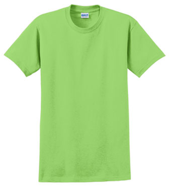 Lime Custom Gildan Ultra Cotton T-Shirt