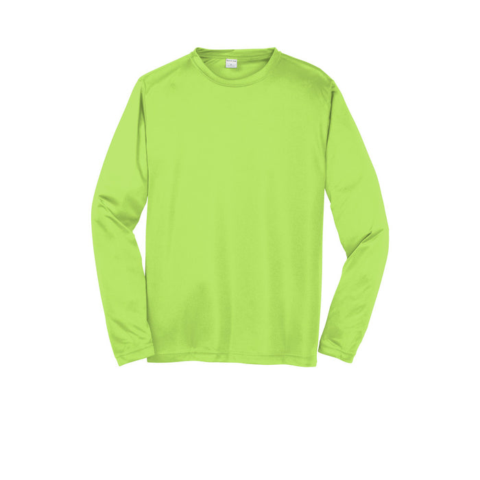 Lime Shock Custom Long Sleeve Dry Performance T-Shirt