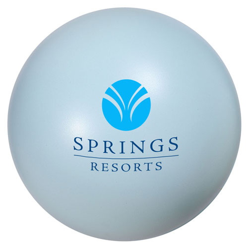 Light Blue Custom Stress Ball