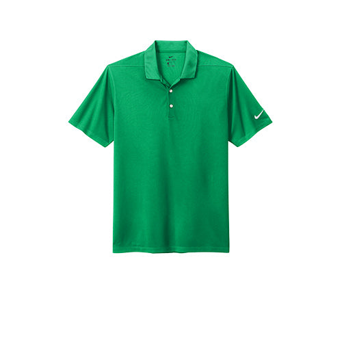 Lucid Green Nike Dri-FIT Micro Pique Polo With Logo