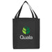 Black Custom Reusable Grocery Bag with logo