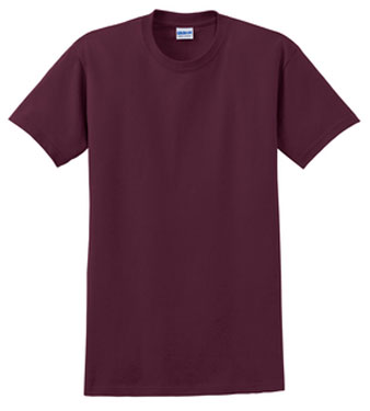 Maroon Custom Gildan Ultra Cotton T-Shirt