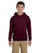 Maroon Custom Jerzees Youth Hooded Sweatshirt