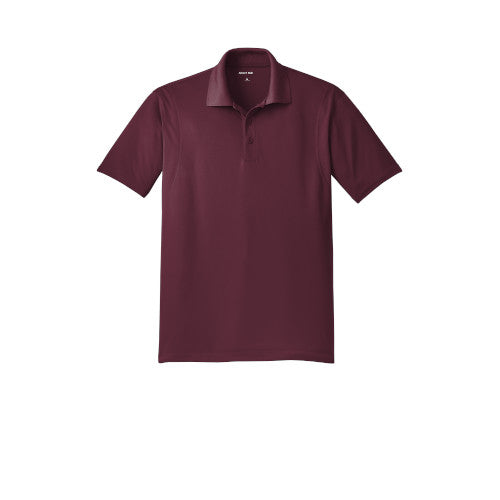 Maroon Micropique Sport Wick Polo With Logo