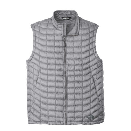 Mid-Grey Custom The North Face ThermoBall Trekker Vest Jacket