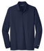 Midnight Navy Nike Tall Long Sleeve Dri-FIT Stretch Tech Polo With Logo
