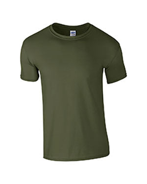 Military Green Custom Gildan Soft Style T-Shirt