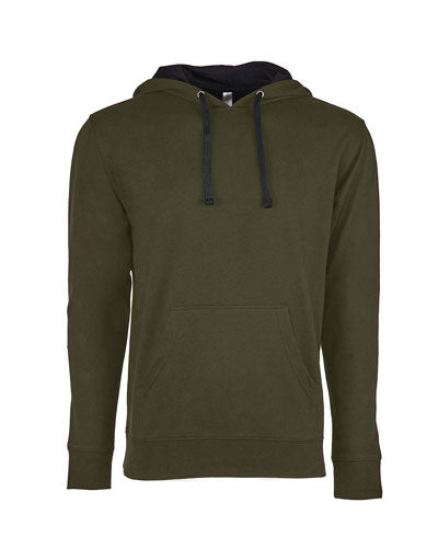 Next Level Unisex French Terry Pullover Hoody - XS, Heather Gray, 60% Cotton/40% Polyester