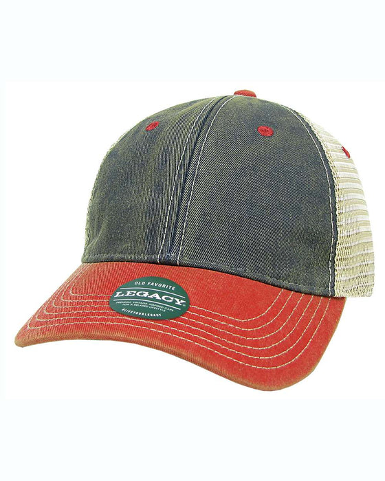 Legacy Old Favorite 2 tone trucker with Barner Puff Embroidery