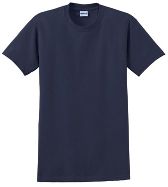 Navy Custom Gildan Ultra Cotton T-Shirt