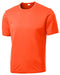 Neon Orange Custom Dry Performance T-Shirt