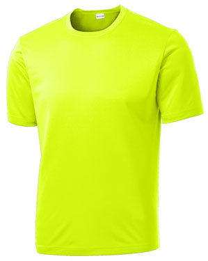 Neon Yellow Custom Dry Performance T-Shirt