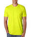Neon Yellow Custom Next Level Premium T-Shirt