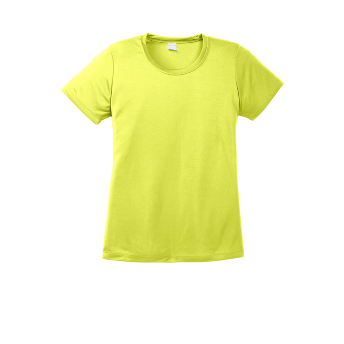 Neon Yellow Custom Ladies Dry Performance T-Shirt