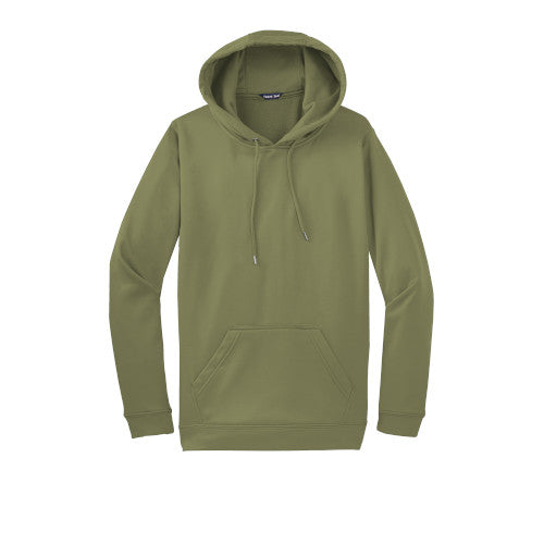 Olive Drab Green Custom Dry Performance Hoodie Sweatshirt