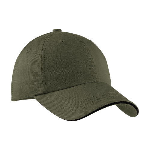Olive/Black Custom Embroidered Hat