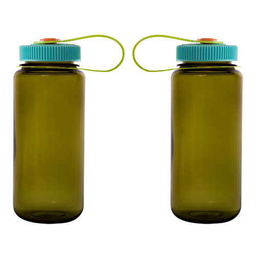 Olive Custom Nalgene 16oz Wide Mouth Bottle