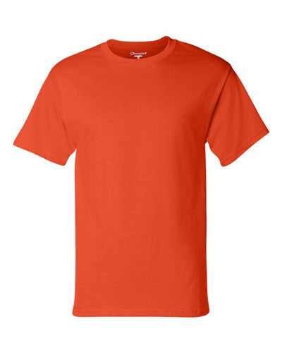 Orange Custom Champion Short Sleeve T-Shirt